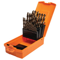 Walter 29 Pc. SST 135° Drill Bit Set - 1/16" - 1/2" Round Shank