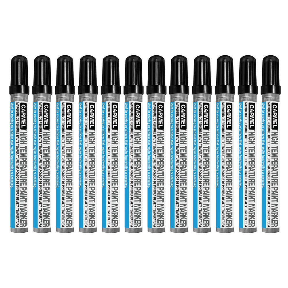 Black High Temperature Paint Marker (12/Pack)