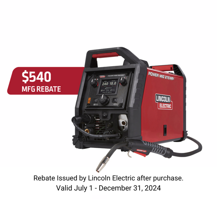 Lincoln Power MIG® 215 MPi™ Multi-Process Welding Machine