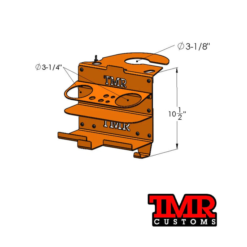 TMR Customs Weld Bottle Organizer - The Whole Shebang