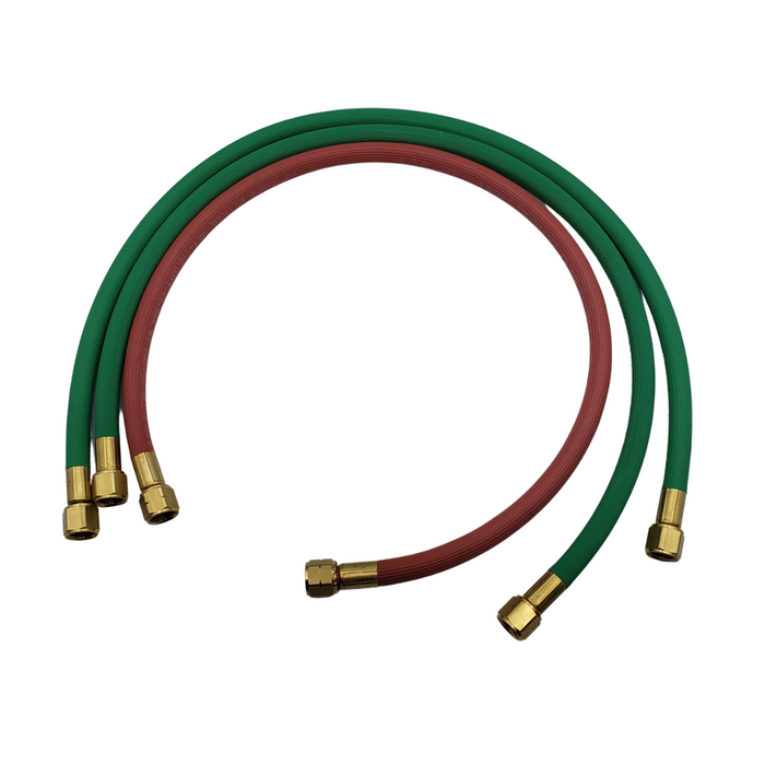 30" Oxygen-Acetylene Hose Jumper Kit - 1/4" Type R Hose