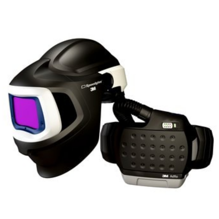 3M Speedglas Welding Helmet 9100MP with 9100XXi Lens, Adflo PAPR System