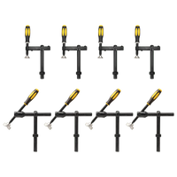 BuildPro T-Post Clamp Kit for 5/8" Holes - 8-Pc. Kit7