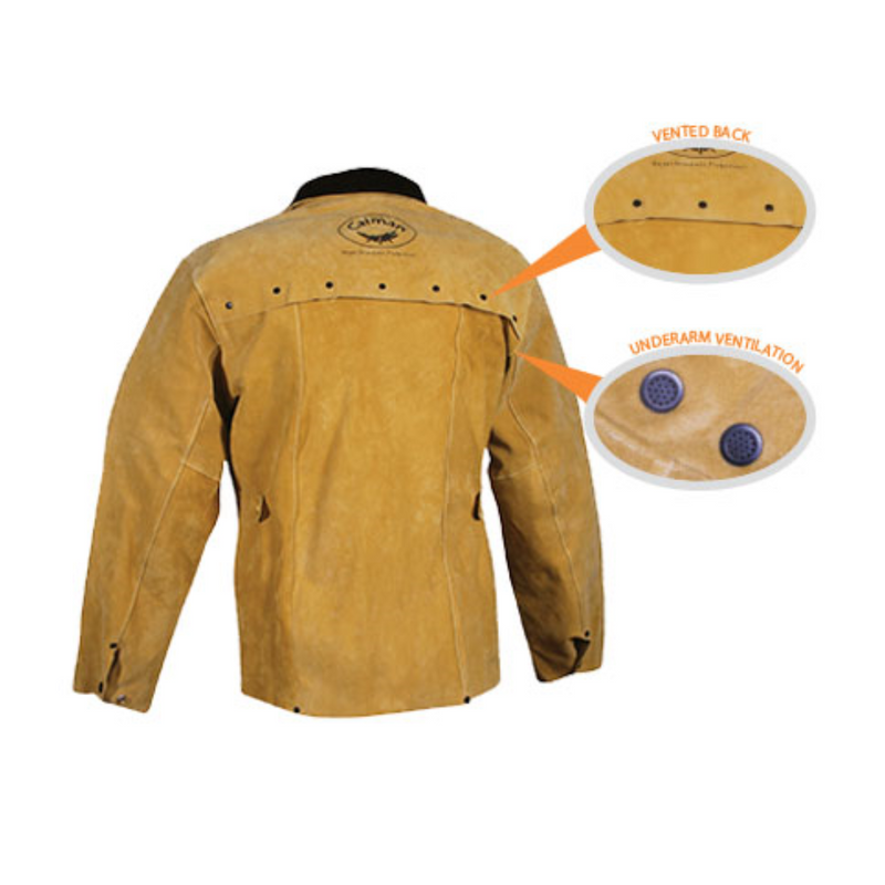 Caiman Gold Boarhide™ Welding Jacket