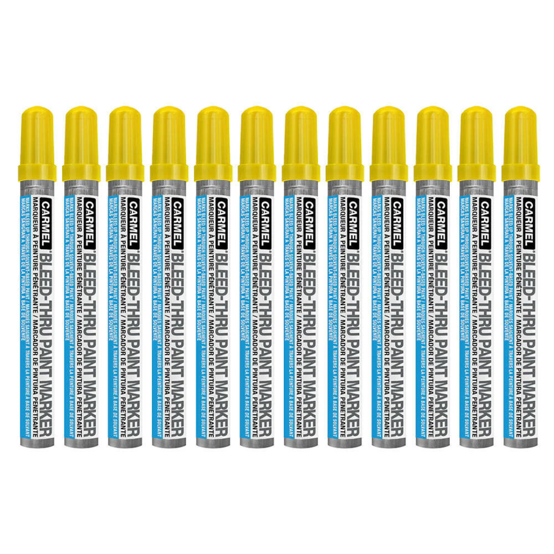 Bleed-Thru Paint Marker (12/Pack)