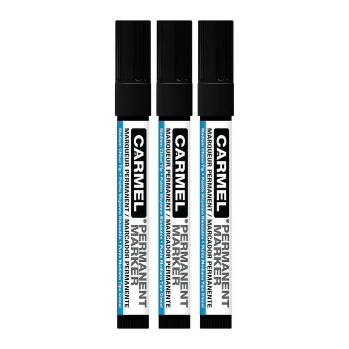 Medium Tip Permanent Marker (3/Pack)