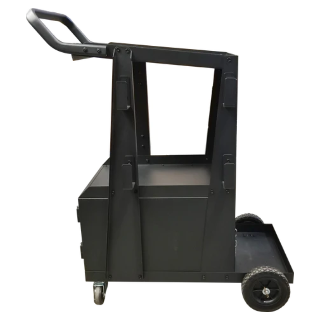 Crossfire 2 Tier Welder Cart with Locking Cabinet