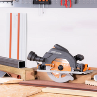 Evolution R185CCSX: Multi-Material Cutting Circular Saw 7-1/4" Blade With 3ft, 4in. Track Included