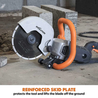 Evolution R230DCT | 9" Electric Concrete Cut-Off Saw | Diamond Blade Included