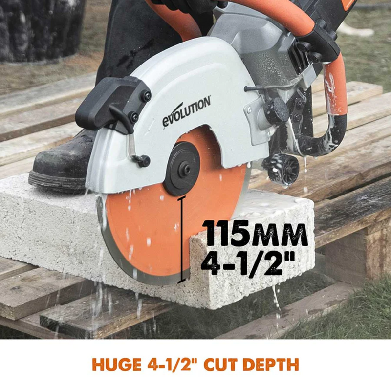 Evolution R300DCT+ 12" Electric Concrete Cut-Off Saw