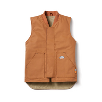 Rasco FR Work Vest Brown Duck