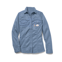 Rasco FR Women's Work Shirt - Work Blue