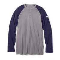 Rasco FR Two Tone Henley Long Sleeve Shirt