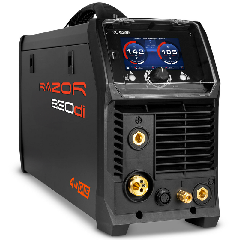 RazorWeld 230di AC/DC Multi Process 230 Amp (TIG/MIG/STICK) Welding Machine