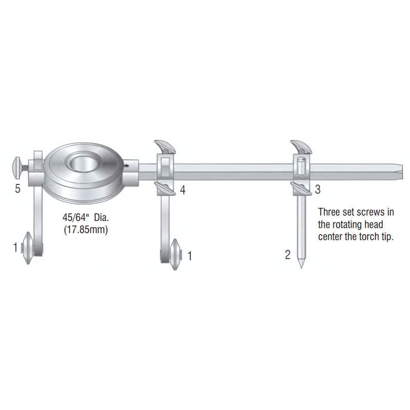 Lenco Universal Circle Burner Cutting Guide