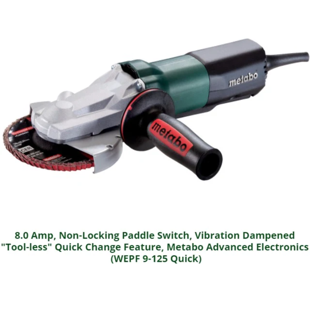 Metabo 5" Flathead Angle Grinder