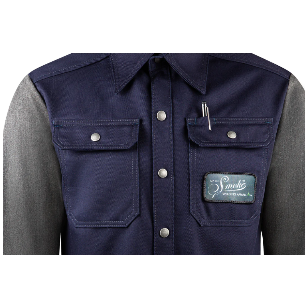 Up In Smoke NOVUS APEX FR Welding Shirt - Navy