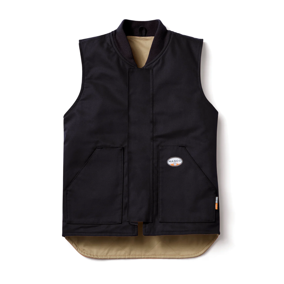 Rasco FR Work Vest Black Duck