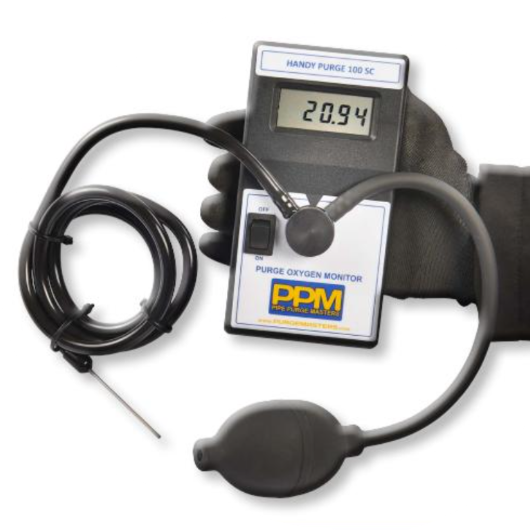 Handy Purge 100 Self Calibrating Weld Purge Monitor