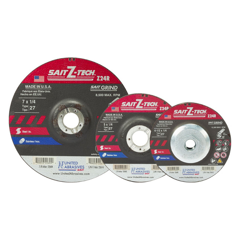 SAIT Z-TECH™ Z24R High Performance Grinding Wheels