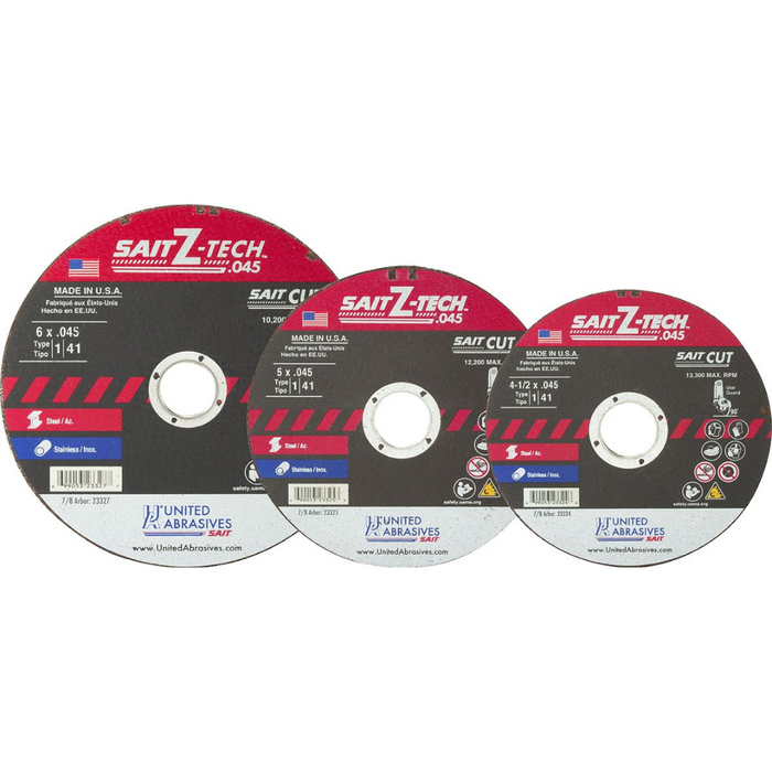 Sait Z-TECH™ High Performance Cutting Discs