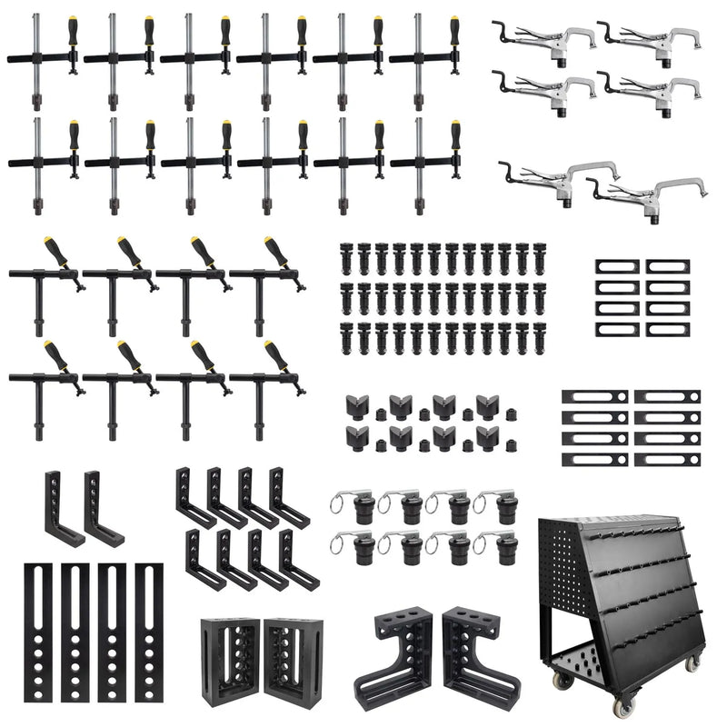 BuildPro Alpha 28 113-pc. Fixturing Kit, for 28mm Holes - T28-90401