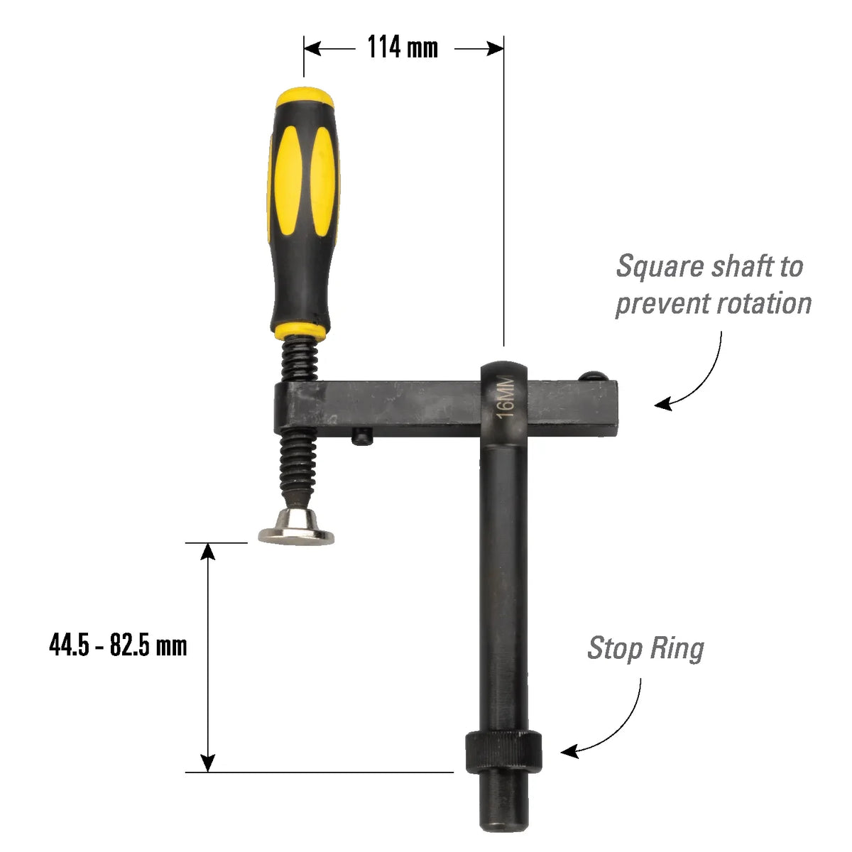 T61650 - BuildPro BP16 T-Post Clamp, for 16mm Holes