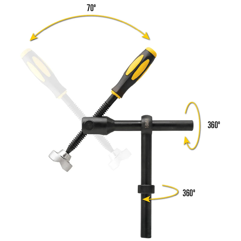 T61670 BuildPro BP16 Swivel T-Post Clamp, for 16mm Holes