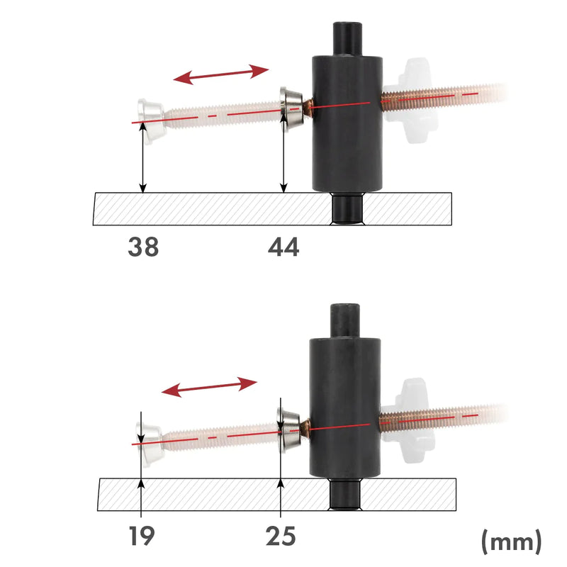 TCX6320 BuildPro BP16 Side Push Clamp XL, for 16mm Holes