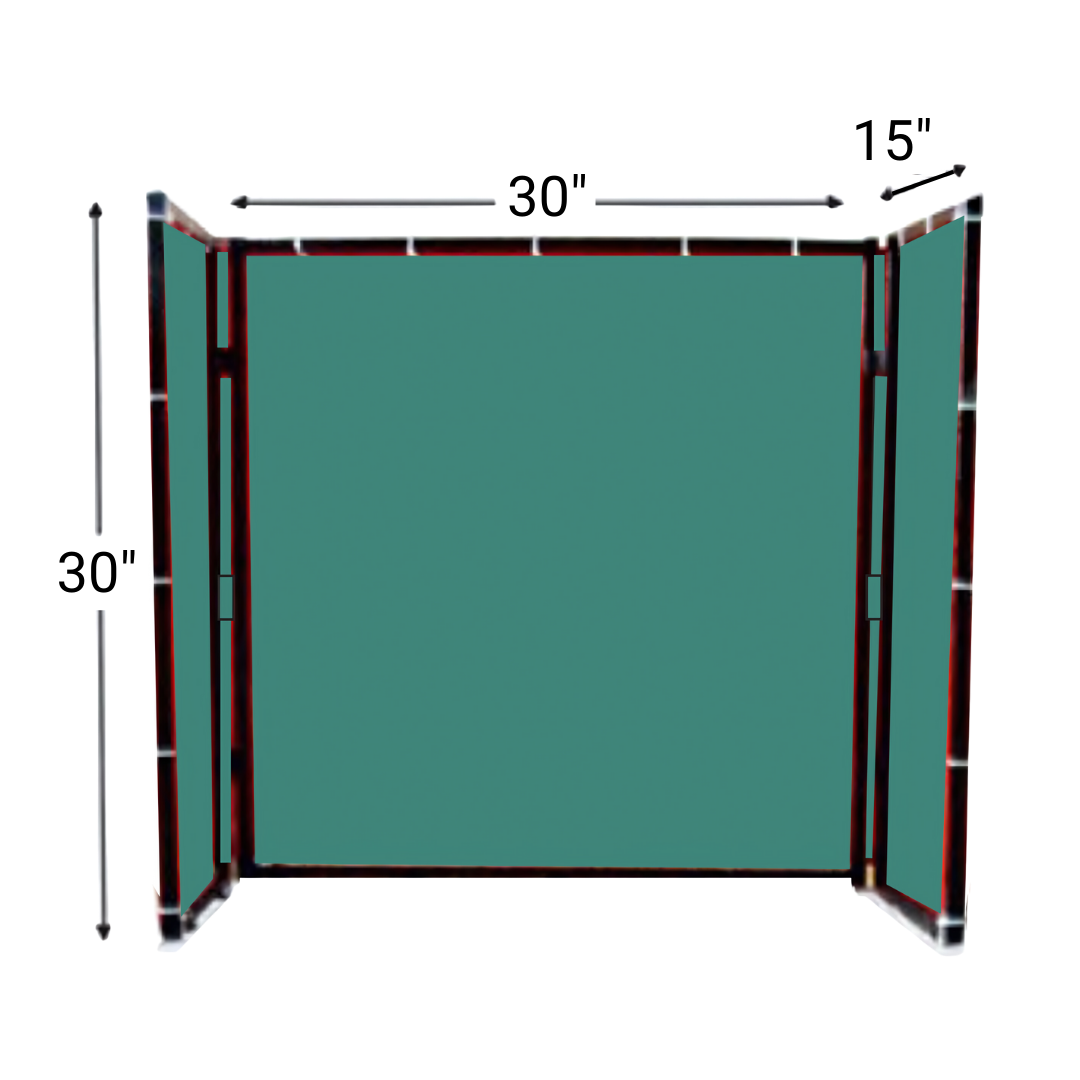 3-Panel Tabletop Welding Screen