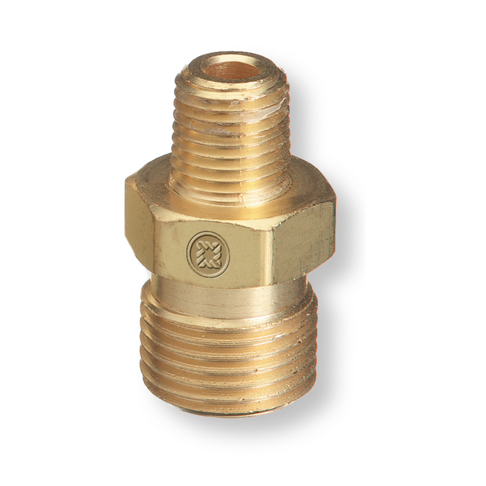 CGA-320 Male to 1/4" NPT RH Male Coupling