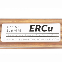 Weld Metals Online Copper TIG Rod 1/16" (1.6mm) (25 rods)