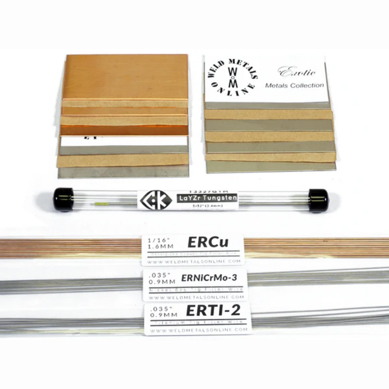 Weld Metals Online Exotic Metal Sample Kit