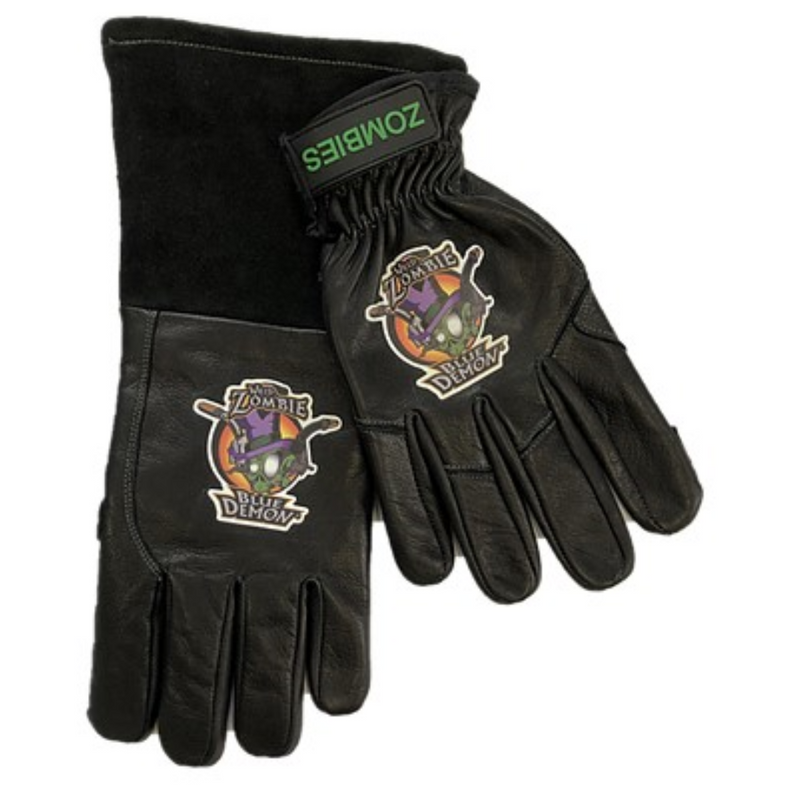 Blue Demon Zombie Mis-Matched Welding Gloves