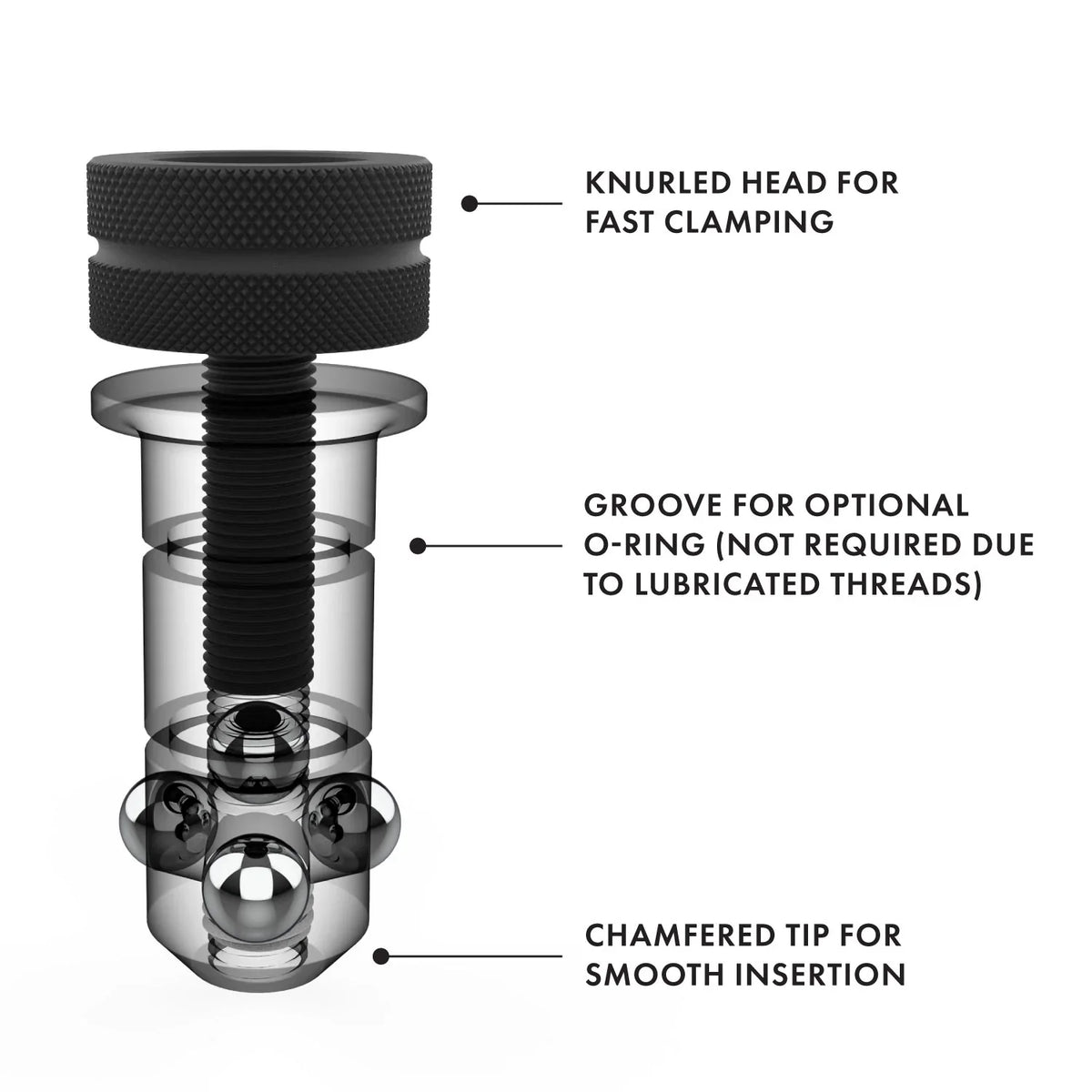 BuildPro Alpha 28 Ball Lock Bolts, for 28mm Holes