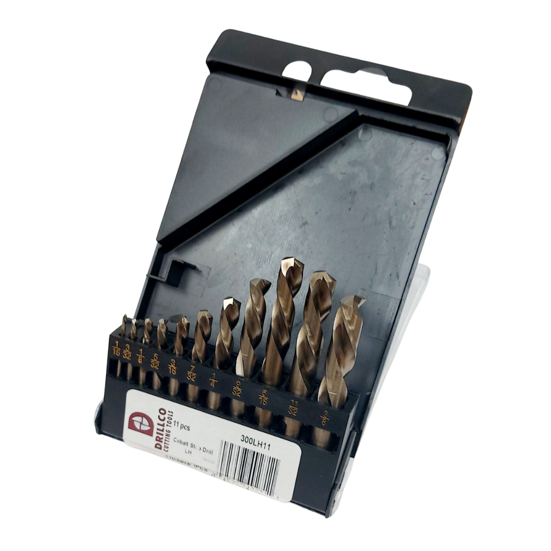 Drillco Left Hand Drill Bit Set