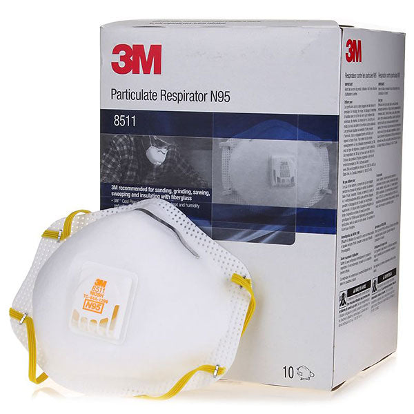 box of 10 3m 8511 respirator