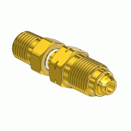 CGA-033 Nut & Nipple to 1/4" NPT RH Male Coupling