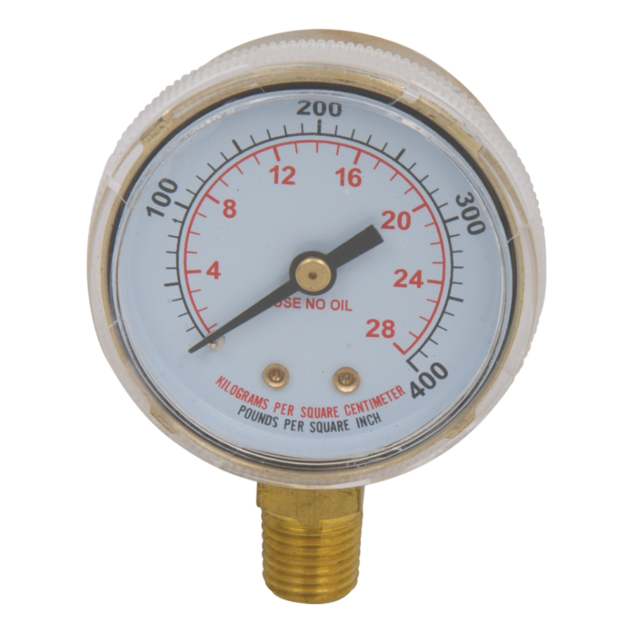 Replacement Gauges, 1-1/2" Face, 1/8" NPT 400 PSI