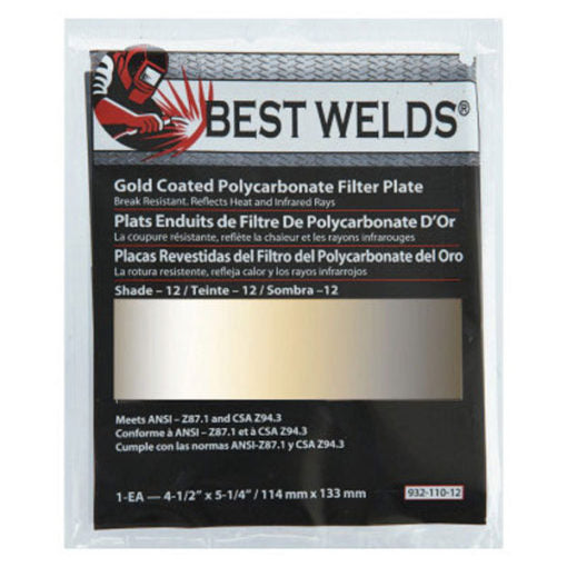 Gold Welding Lens 4.5 5.25