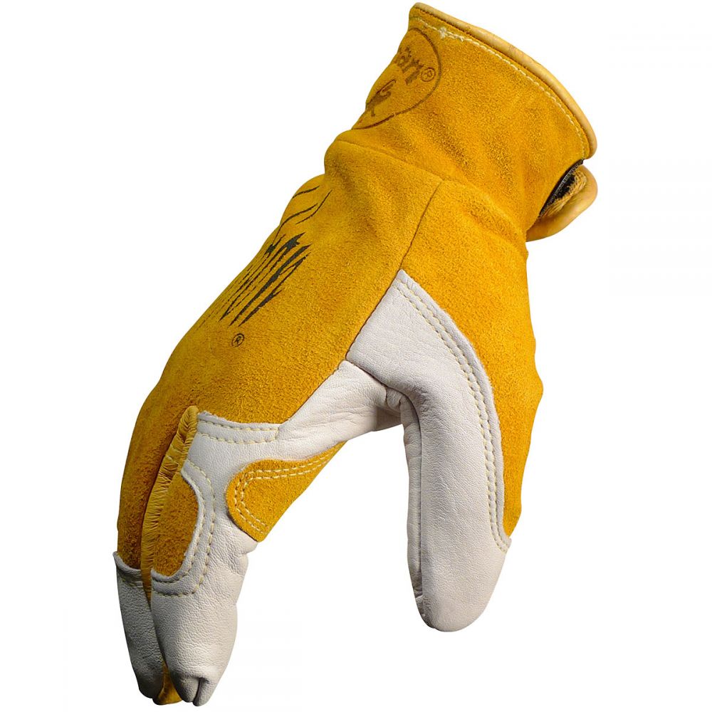 Caiman 1828 Low Cuff Cow Grain TIG Gloves