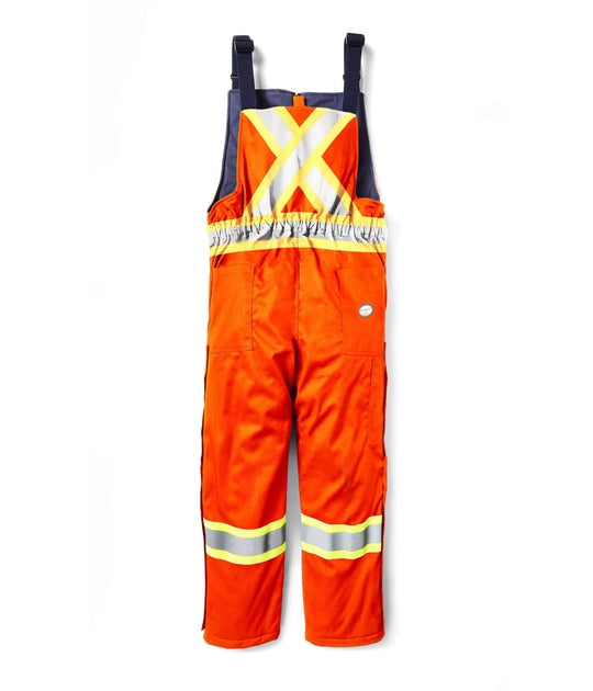 Hi Vis Insulated Bib Overall - Back