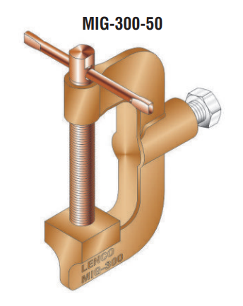 Lenco MIG 300 T-Handle Ground Clamps