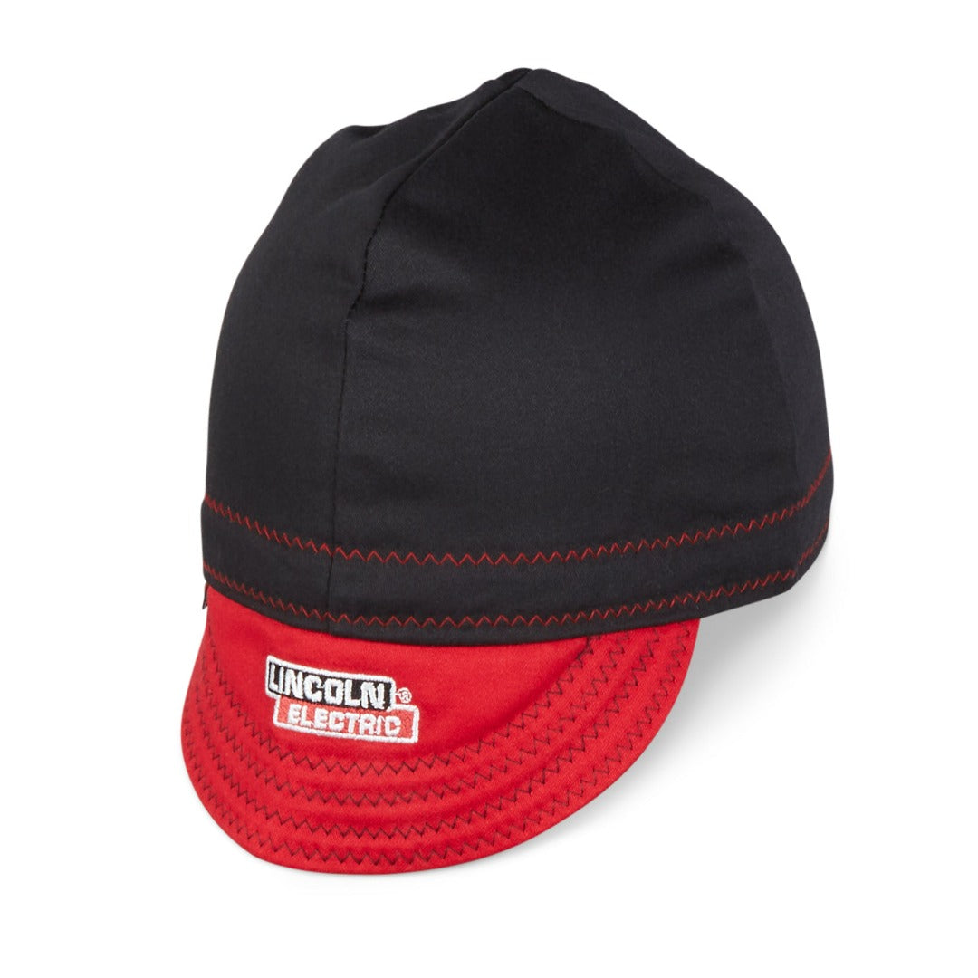 Lincoln Black & Red FR Welding Cap