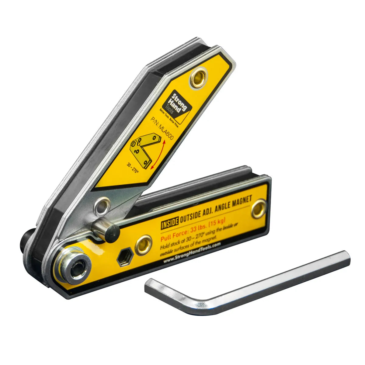 Strong Hand Tools Adjustable Inside Outside Angle Magnet - MLA600