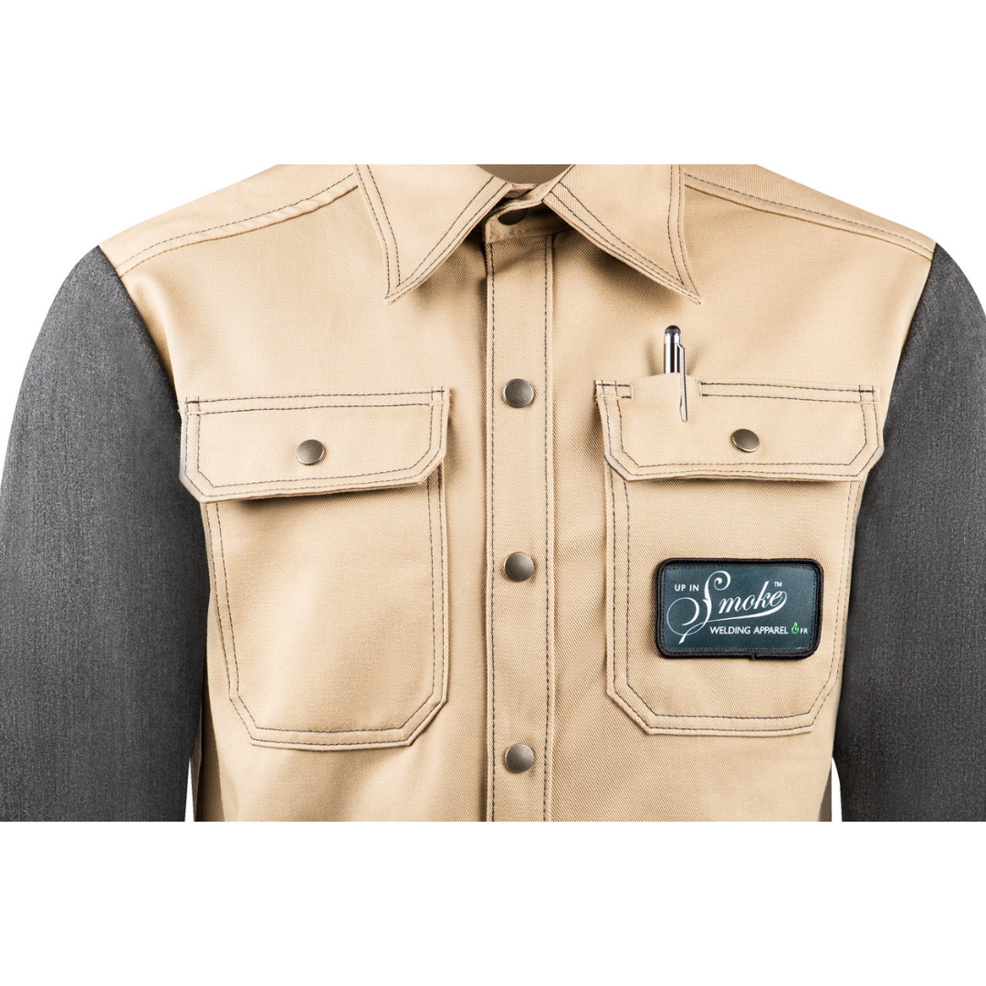 Up In Smoke NOVUS APEX FR Welding Shirt - Khaki