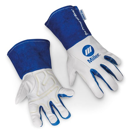 Miller TIG Gloves - Performance Series White/Blue