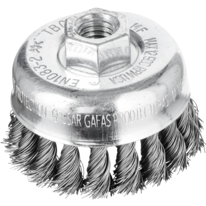 Pferd COMBITWIST Carbon Steel Twist Knot Cup Brush