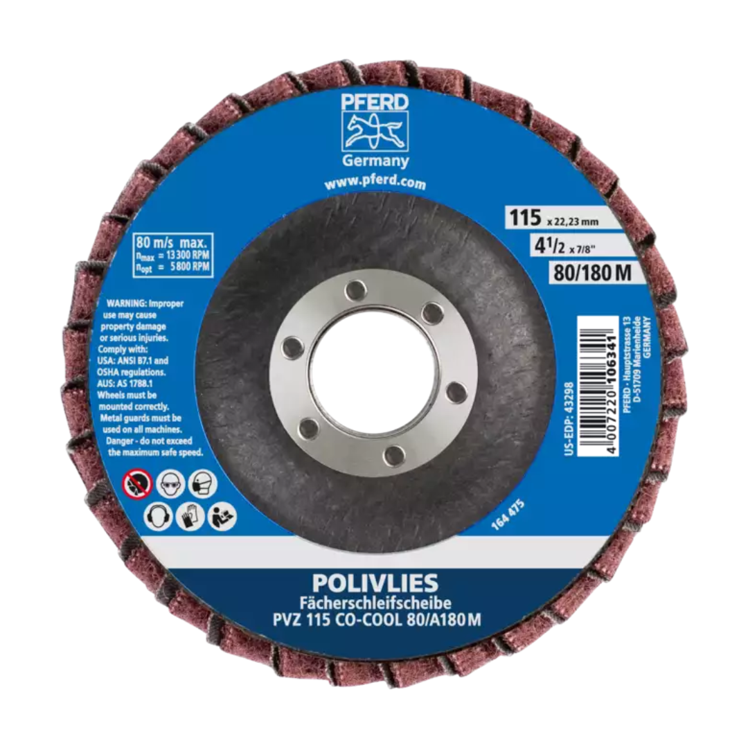 Pferd POLIVLIES® Non-Woven Flap Discs - CO-COOL