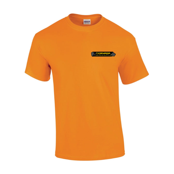 canada welding supply hi-viz green shirt front